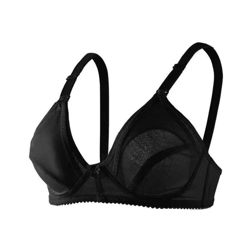 Nursing Bra Sleep - Soutien-gorge d'allaitement en coton sans armatures,